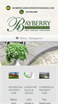Mobile Screenshot of bayberrylandscapeservices.com